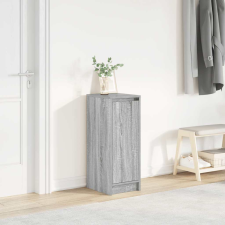 vidaXL szürke sonoma színű szerelt fa cipőszekrény 29,5x34x76 cm bútor