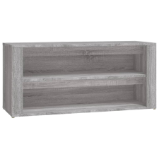 vidaXL szürke sonoma színű szerelt fa cipőtartó 100x35x45 cm (816910) bútor