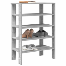 vidaXL szürke sonoma színű szerelt fa cipőtartó 61x32x87,5 cm bútor