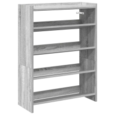 vidaXL szürke sonoma színű szerelt fa cipőtartó 80x25x61,5 cm (859883) bútor