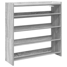 vidaXL szürke sonoma színű szerelt fa cipőtartó 80x25x81 cm (859910) bútor