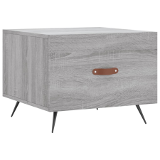 vidaXL szürke sonoma színű szerelt fa dohányzóasztal 50x50x40 cm (829344) bútor