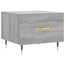 vidaXL szürke sonoma színű szerelt fa dohányzóasztal 50x50x40 cm (829360) bútor