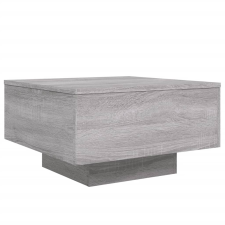 vidaXL szürke sonoma színű szerelt fa dohányzóasztal 55x55x31 cm (836572) bútor