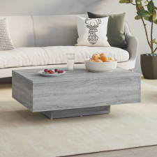 vidaXL szürke sonoma színű szerelt fa dohányzóasztal 85 x 55 x 31 cm bútor