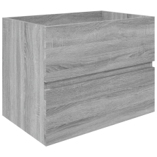 vidaXL szürke sonoma színű szerelt fa éjjeliszekrény 60x38,5x45 cm (815649) fürdőszoba bútor