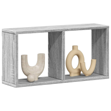 vidaXL szürke sonoma színű szerelt fa faliszekrény 60 x 16 x 30 cm bútor