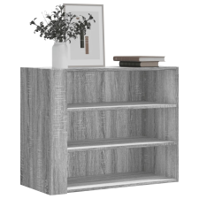 vidaXL szürke sonoma színű szerelt fa faliszekrény 75 x 35 x 60 cm bútor