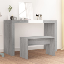 vidaXL szürke sonoma színű szerelt fa fésülködőszék 70 x 35 x 45 cm bútor