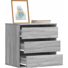 vidaXL szürke sonoma színű szerelt fa fiókos sarokszekrény 60x41x58 cm (852848) bútor