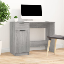 vidaXL Szürke sonoma színű szerelt fa íróasztal 100 x 50 x 75 cm íróasztal