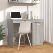 vidaXL szürke sonoma színű szerelt fa íróasztal 100x50x76 cm íróasztal