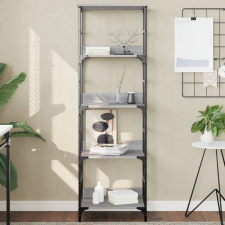 vidaXL Szürke sonoma színű szerelt fa könyvespolc 50 x 33 x 153 cm bútor
