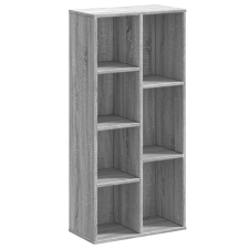 vidaXL szürke sonoma színű szerelt fa könyvespolc 50x25x105 cm (852794) bútor