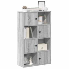 vidaXL szürke sonoma színű szerelt fa könyvespolc 60x24x101,5 cm bútor