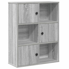 vidaXL szürke sonoma színű szerelt fa könyvespolc 60x24x76,5 cm (860387) bútor