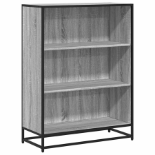 vidaXL szürke sonoma színű szerelt fa könyvszekrény 80,5x35x107,5 cm (849122) bútor
