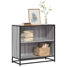 vidaXL szürke sonoma színű szerelt fa könyvszekrény 80,5x35x76 cm bútor