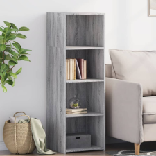 vidaXL szürke sonoma színű szerelt fa magasszekrény 40 x 41 x 124 cm bútor
