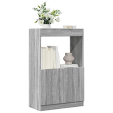 vidaXL szürke sonoma színű szerelt fa magasszekrény 63 x 33 x 100 cm bútor