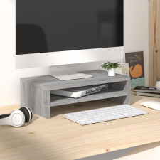 vidaXL szürke sonoma színű szerelt fa monitorállvány 42x24x13 cm bútor