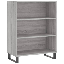 vidaXL szürke sonoma színű szerelt fa polcos szekrény 69,5x32,5x90 cm (828394) bútor