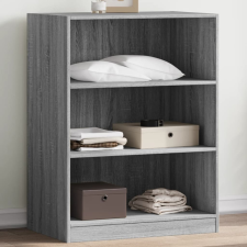 vidaXL szürke sonoma színű szerelt fa ruhásszekrény 77 x 48 x 102 cm bútor