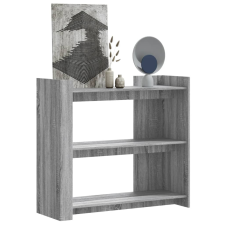 vidaXL szürke sonoma színű szerelt fa tálalóasztal 100x35x90 cm bútor