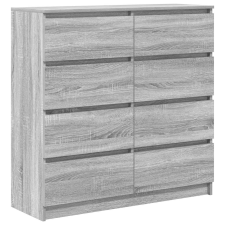 vidaXL szürke sonoma színű szerelt fa tálalószekrény 100x35x99 cm (3328494) bútor