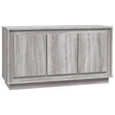 vidaXL szürke sonoma színű szerelt fa tálalószekrény 102x35x55 cm (831891) bútor