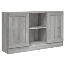 vidaXL szürke sonoma színű szerelt fa tálalószekrény 120x30,5x70 cm (815625) bútor