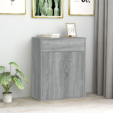 vidaXL szürke sonoma színű szerelt fa tálalószekrény 60 x 30 x 75 cm bútor