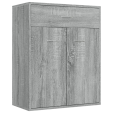 vidaXL szürke sonoma színű szerelt fa tálalószekrény 60 x 30 x 75 cm (815376) bútor