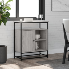 vidaXL szürke sonoma színű szerelt fa tálalószekrény 69 x 35 x 80 cm bútor
