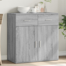 vidaXL szürke sonoma színű szerelt fa tálalószekrény 79 x 38 x 80 cm bútor