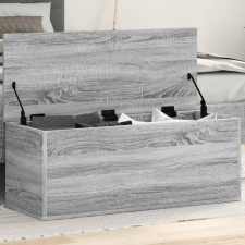 vidaXL szürke sonoma színű szerelt fa tárolóláda 90 x 35 x 35 cm bútor