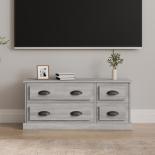 vidaXL szürke sonoma színű szerelt fa TV-szekrény 100x35,5x45 cm bútor