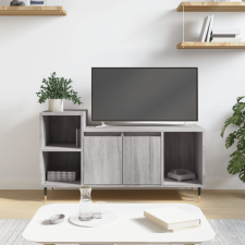 vidaXL szürke sonoma színű szerelt fa TV-szekrény 100x35x55 cm bútor