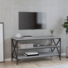 vidaXL szürke sonoma színű szerelt fa TV-szekrény 100x40x50 cm bútor