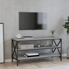 vidaXL szürke sonoma színű szerelt fa TV-szekrény 100x40x50 cm bútor