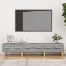 vidaXL szürke sonoma színű szerelt fa TV-szekrény 150 x 34,5 x 30 cm bútor