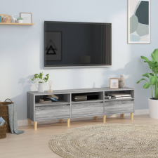 vidaXL szürke sonoma színű szerelt fa TV-szekrény 150x30x44,5 cm bútor