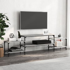vidaXL szürke sonoma színű szerelt fa TV-szekrény 197x35x52 cm bútor