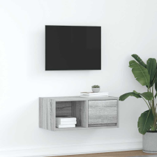 vidaXL szürke sonoma színű szerelt fa TV-szekrény 60x31x25,5 cm bútor