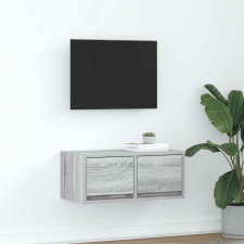 vidaXL szürke sonoma színű szerelt fa TV-szekrény 60x31x25,5 cm bútor