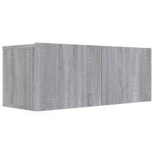vidaXL szürke sonoma színű szerelt fa TV-szekrény 80x30x30 cm (815505) bútor