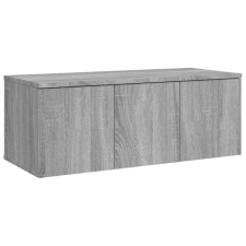 vidaXL szürke sonoma színű szerelt fa TV-szekrény 80x34x30 cm (815499) bútor