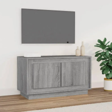 vidaXL szürke sonoma színű szerelt fa TV-szekrény 80x35x45 cm bútor