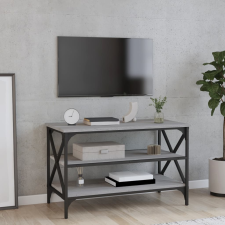 vidaXL szürke sonoma színű szerelt fa TV-szekrény 80x40x50 cm bútor