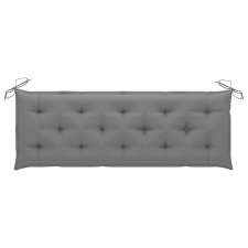 vidaXL szürke szövet kerti padpárna 150 x 50 x 7 cm kerti bútor